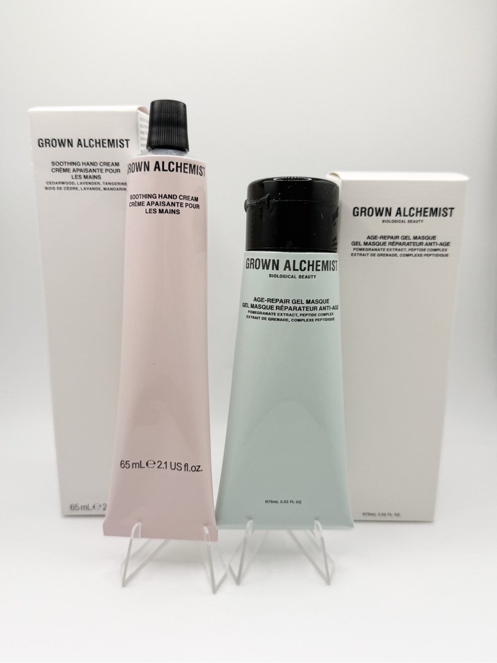 Grown Alchemist Skincare Duo Age-Repair Gel Masque + Soothing Hand Cream NIB